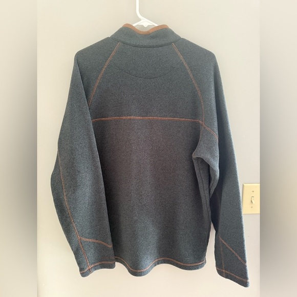 Columbia Mens Great Heart Mountain Gray 3/4 Zip Fleece Lined Pullover SZ XL - Picture 4 of 6